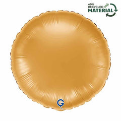 Palloncino in foil 18" tondo oro "gold"