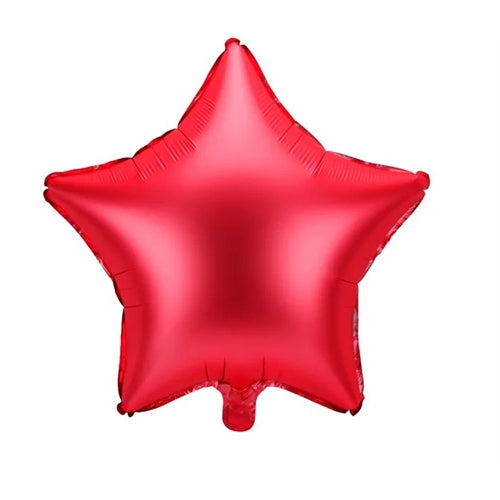 Palloncino foil stella, 48cm, rosso