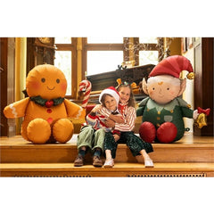 Palloncino a forma di elfo in lamina, 89x92 cm, verde e rosso
