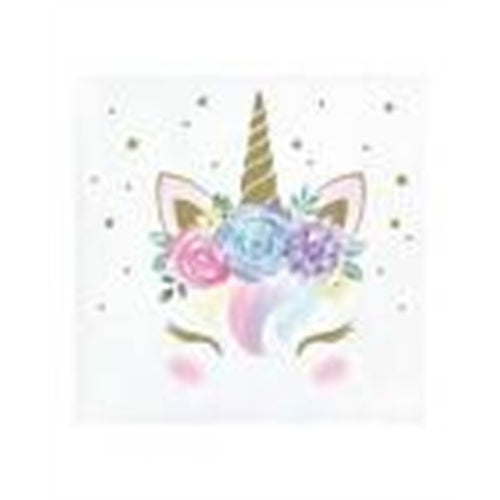 Tovaglioli unicorno chic 16 pz
