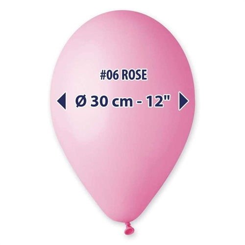 Palloni in lattice g110 gemar rosa #006 50 pz