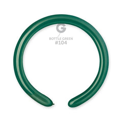 Palloncini modellabili d4 2" verde smeraldo 104