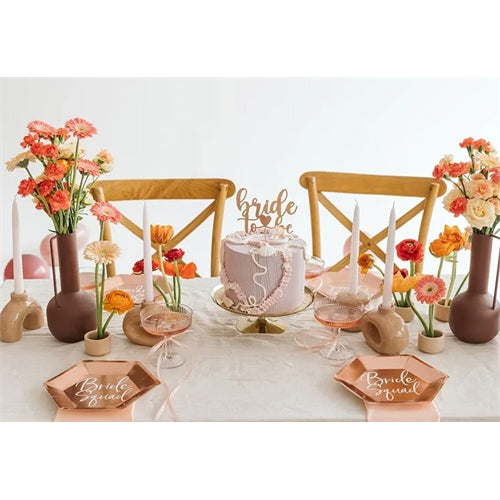 Cake topper sposa futura, 17,5 cm, oro rosa