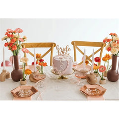Cake topper sposa futura, 17,5 cm, oro rosa