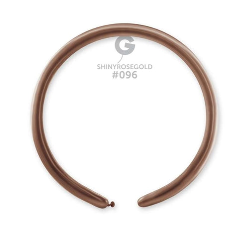Palloncini modellabili db2 rosa gold 096 50 pz