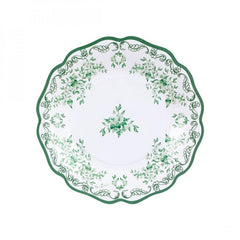 Piatti new liberty green pottery 27 cm 8 pz