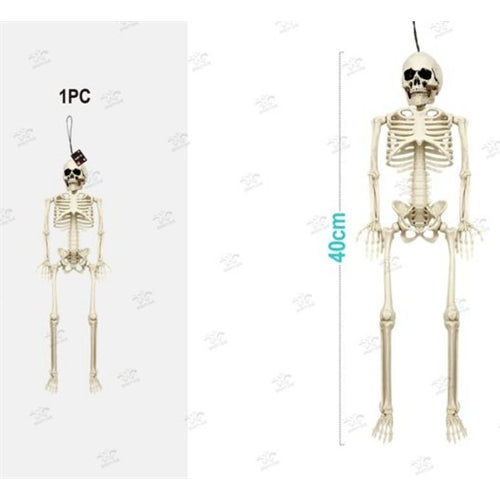 Scheletro decorativo halloween da appendere – 40 cm