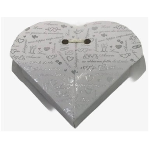 Scatolina cuore anniversario d''argento