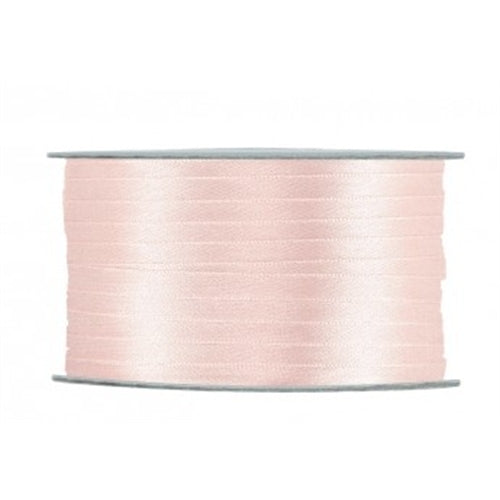 Nastro raso 3 mm x 100 mt rosa chiaro 103