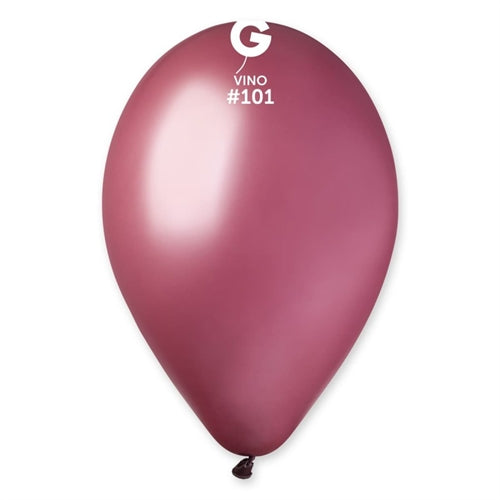 Palloni in lattice g120 13" vino 101 50 pz