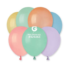 Palloncino 5" a50 macaron 080m gemar 100pz