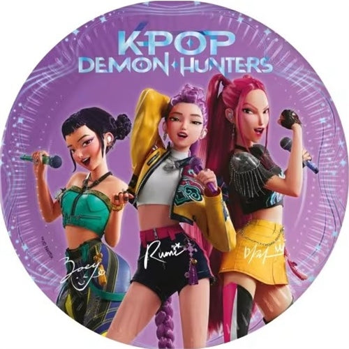Piatto di carta 20cm k-pop demon hunters 8pz