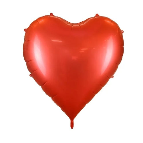 Palloncino in foil xxl cuore, 136x129 cm, rosso