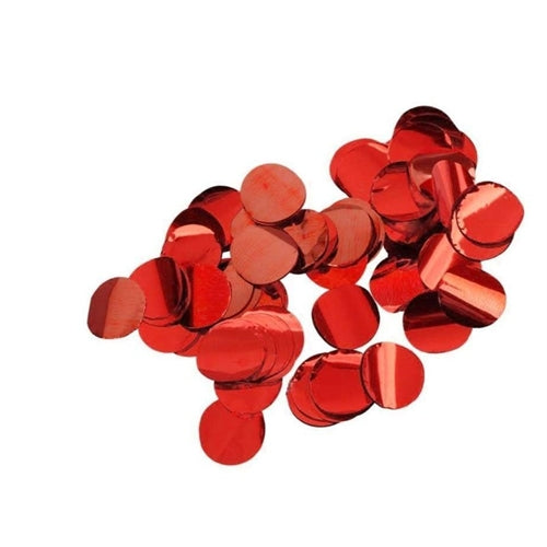 Confetti in foil tondi rosso metallizzato 15gr