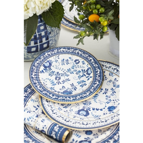 Tovagliolo smerlo liberty blue pottery 33x33 cm 16 pz