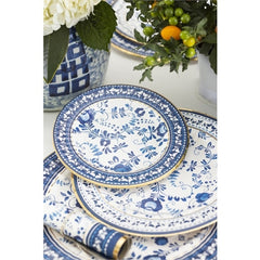 Tovagliolo smerlo liberty blue pottery 33x33 cm 16 pz