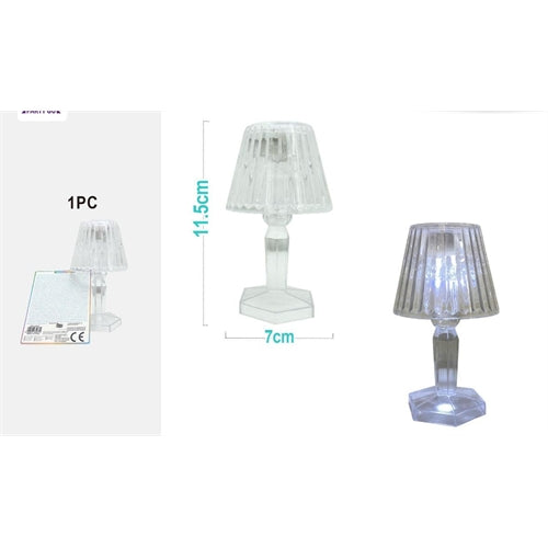 Lampada led da tavolo trasparente – 12 cm