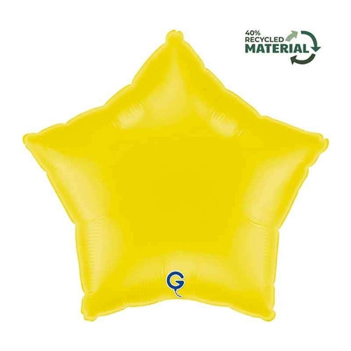 Palloncino in foil 18" stella giallo "yellow"