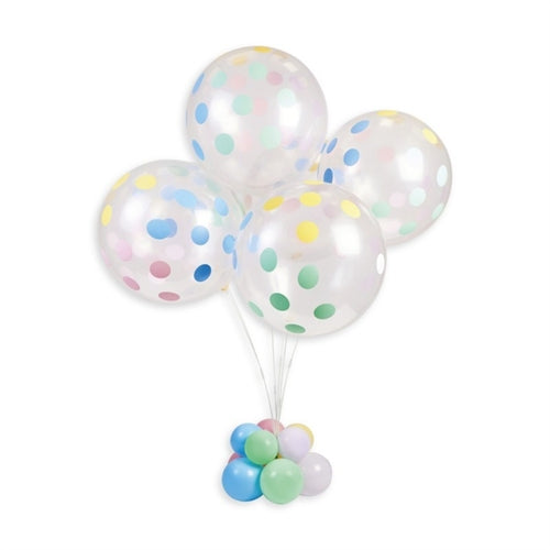 Bouquet di 6 palloncini da tavolo gemar
