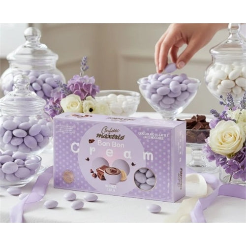 Confetti maxtris bon bon cream nuance lilla mat 600 gr