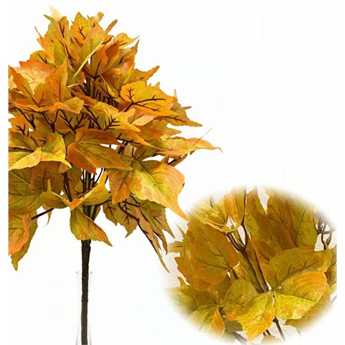 Ramo di foglie autunnali artificiali h. 40 cm