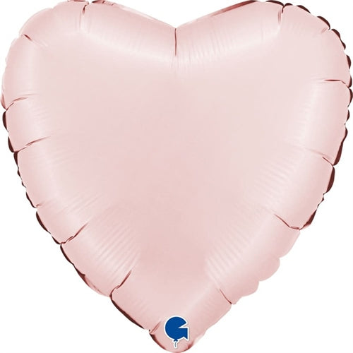 Foil 18" cuore rosa satinato
