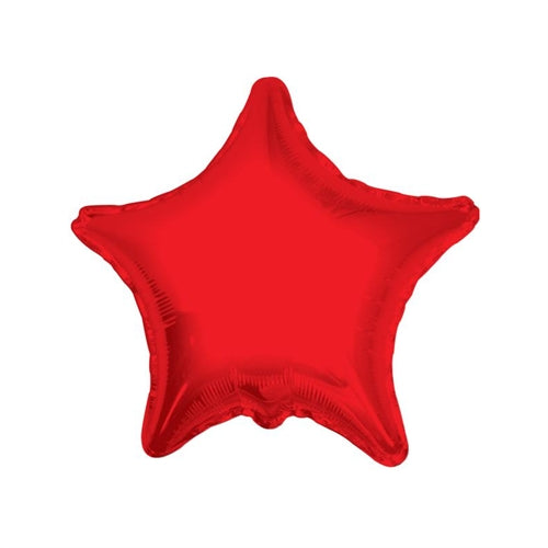 Palloncino mylar foil stella - rossa 46cm