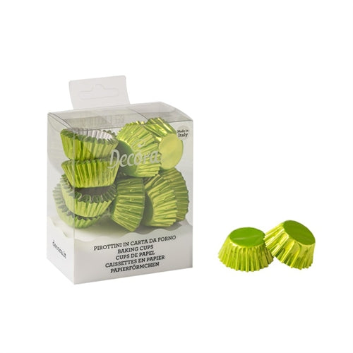 Pirottini bon bon lime metallic 27x17 mm 180 pz