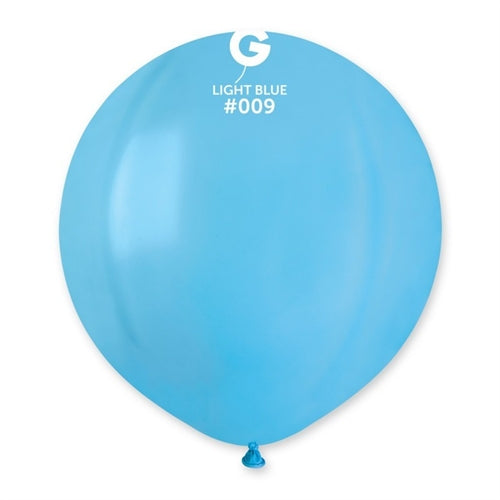 Palloncini 19" g19 celeste 009 25 pz