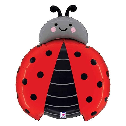 Palloncino in foil 31" super shape coccinella "ladybug"