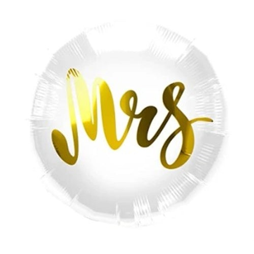 Mylar tondo 18" mrs / mr