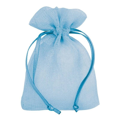 Sacchetto delicate 9 cm x h. 12 cm azzurro