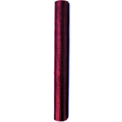 Organza tinta unita, bordeaux 0,36 x 9 m