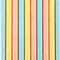 Cannucce summer time 19.5 cm 10 pz
