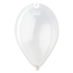 Palloncino in lattice 13" g120 trasparente "crystal 000" 100pz