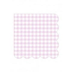 16 tovaglioli cm 33x33 vichy mauve