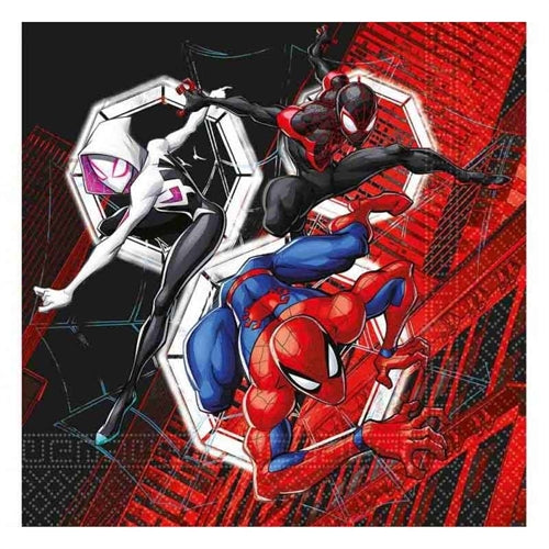 Tovaglioli spiderman "world of webs" 20pz