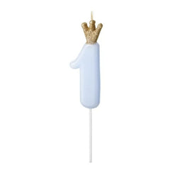 Candela di compleanno numero 1 9,5 cm