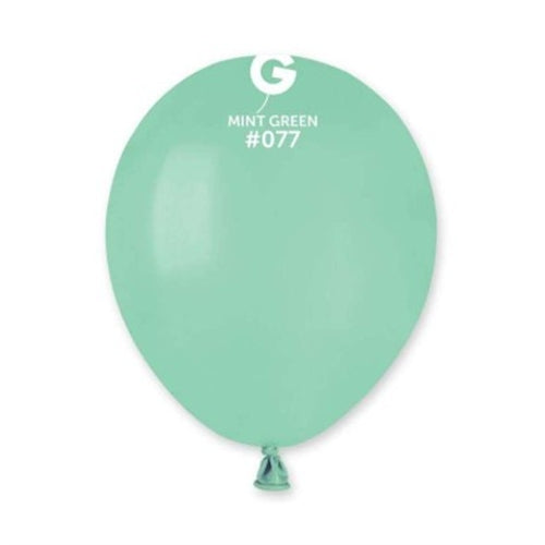 Palloncino 5" a50 menta 077 gemar 100pz