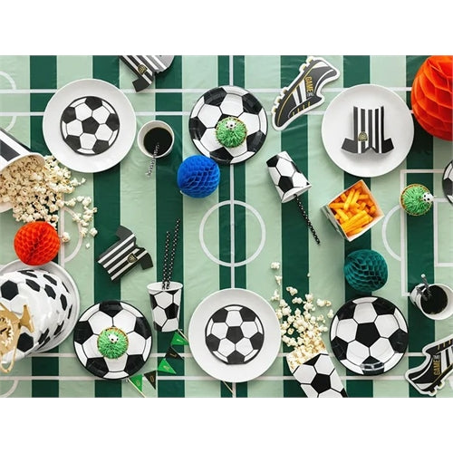 Tovaglioli a forma di pallone da calcio, 13,5 cm (1 confezione / 20 pezzi)