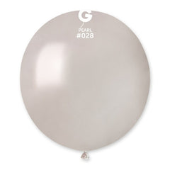 Palloni in lattice metal gm19 19" perla 028 25 pz