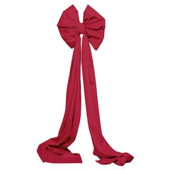 Fiocco decorativo gigante in tessuto con code lunghe – 48 x 180 cm