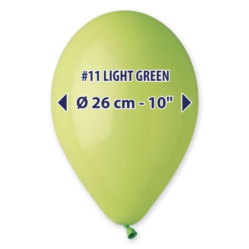 Palloni in lattice g90 gemar verde lime #011 100 pz