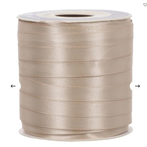 Nastro raso 10 mm x 100 mt tortora 52