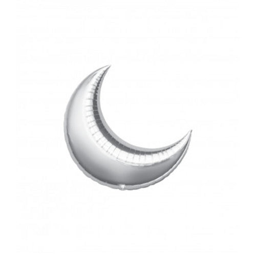 Mylar luna argento-oro 9" 5 pz