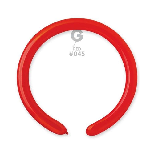 Palloncini modellabili 2" - 5 cm d4 rosso 045 100 pz