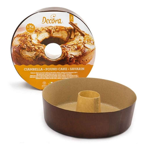Stampo cianbella in carta da forno diam. 22 cm x h. 7 cm - 1 kg