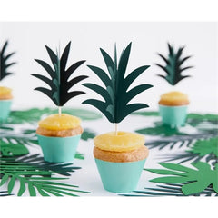 Toppers per cupcake aloha - ananas