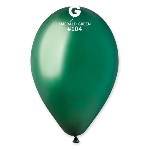 Palloncini in lattice g110 gemar verde smeraldo 104 50 pz