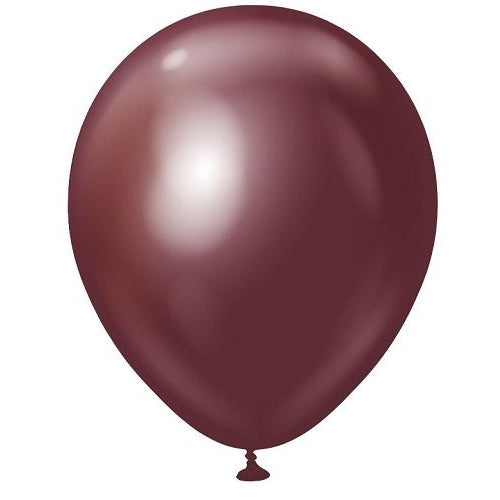 Palloncini 12"30cm chrome mirror burgundy 50pz